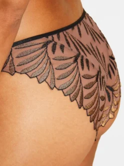 Brazilian SENSORY ILLUSION Slip Von Aubade X Iris Van Herpen -Pink Zebra slip italiener gold schwarz rc27 sensory illusion aubade 10 1