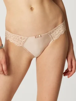 MAISON LEJABY Slip Mit Spitze GABY Uni Von Maisonlejaby -Pink Zebra slip puder 13863 gaby maison lejaby 1