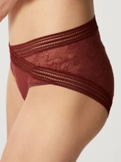 Tüllspitze Taillen-Slip MISS LEJABY Spitze Maison Lejaby -Pink Zebra slip rost 16464 miss lejaby maison lejaby 1 1 1