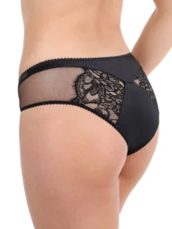 Slip VALSE Spitze Und Satin Uni Von Prelude Milano -Pink Zebra slip spitze satin yd322 schwarz prelude milano 3 1