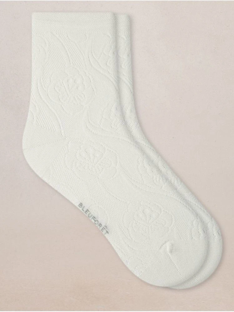 Damen Seidensocken Blumenmuster Mit 72% Seide Von Bleuforêt 6 Damen Seidensocken Blumenmuster Mit 72% Seide Von Bleuforêt – Bild 4