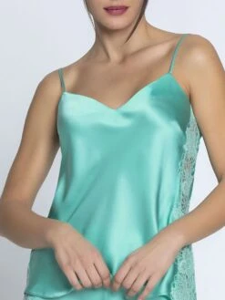 Top PRINCESSE IRIS Mit Makramee-Spitze Von Lise Charmel -Pink Zebra spaghettitr ger top princesse aqua alh4281 lise charmel 2 1