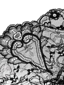 Langarm-Body COEUR Spitze Schwarz Von Cadolle -Pink Zebra spitze body coeur dentelle noire 4089dk cadolle