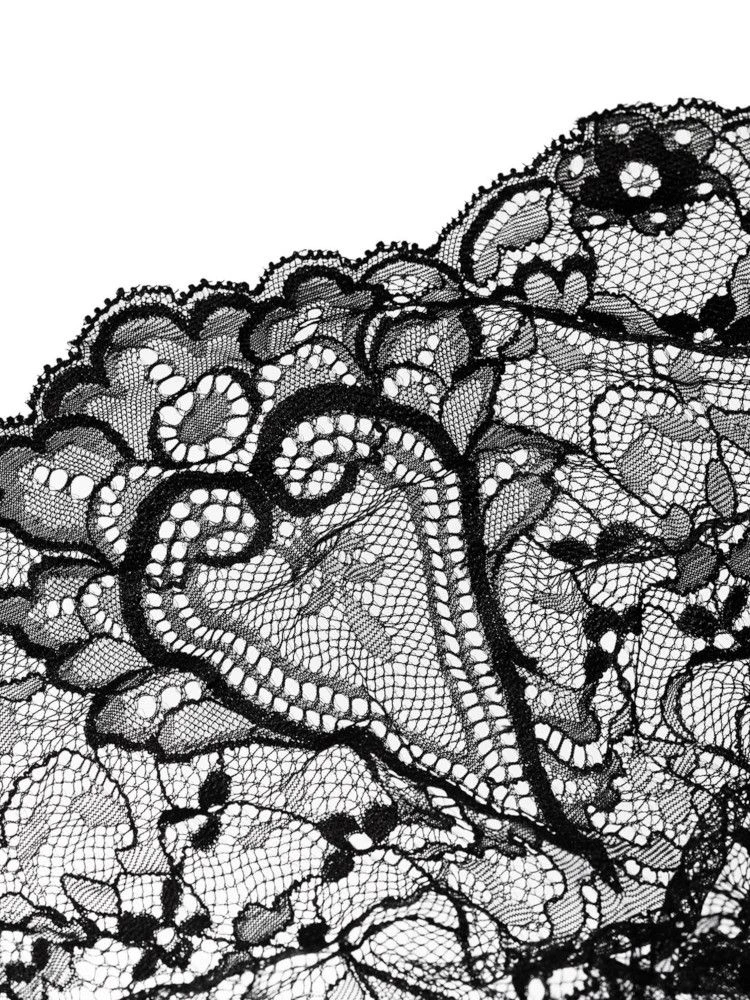 Langarm Minitop BOLERO COEUR Spitze Schwarz Von Cadolle 8 Langarm Minitop BOLERO COEUR Spitze Schwarz Von Cadolle – Bild 6