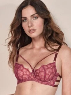 Spitze Bügel-BH DIANA Beere-rosa Von Diamor -Pink Zebra spitze buegel bh diana 7544 d218 altrosa diamor 1 1