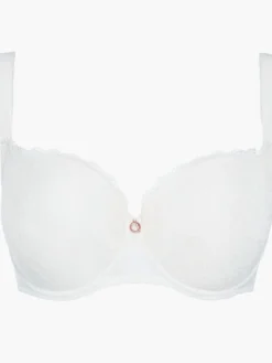 Halbschale BH ROSESSENCE HK Spitze Von Aubade -Pink Zebra spitze dessous hk04 1 opal weiss rosessence aubade