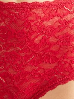 Hoher Slip ROSESSENCE HK Spitze Von Aubade -Pink Zebra spitze dessous hk24 5 gala rot rosessence aubade