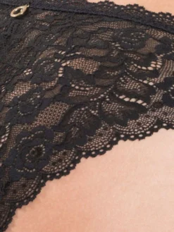 Brasiliana Slip ROSESSENCE HK Spitze Fein Von Aubade -Pink Zebra spitze dessous hk27 5 noir schwarz rosessence aubade 7 1 1