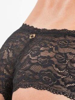 Saint-Tropez Slip ROSESSENCE HK Spitze Uni Von Aubade -Pink Zebra spitze dessous hk70 5 noir schwarz rosessence aubade 7