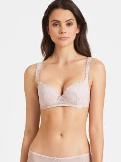 Halbschale BH SOFTESSENCE TM Spitze Uni Von Aubade -Pink Zebra spitze dessous tmn04 skin 3 softessence aubde 1