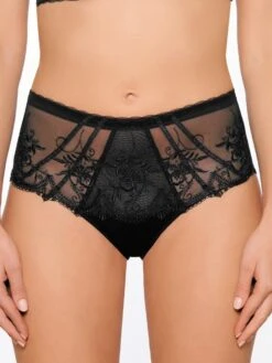 Tüllspitze Hoher Slip CRAVACHE Von Millesia -Pink Zebra spitze hoher slip cravache m1085 schwarz millesia