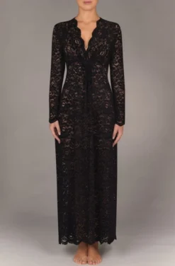 Spitze Loungekleid LOGAN 74 Schwarz Von Pain De Sucre Suggest -Pink Zebra spitze lounge kleid logan schwarz pain de sucre suggest 3