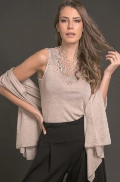 Merinowolle-Seide STOLA Schultertuch Von Artimaglia -Pink Zebra stola wolle seide 28600 avena artimaglia