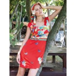 Viscose Strandkleid PAPILLON No. 2 Von Chiara Fiorini