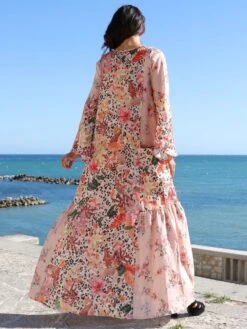 Strandkleid Mit Seide FANTASIA ROSA Von Laetitia Beachwear 10 Strandkleid Mit Seide FANTASIA ROSA Von Laetitia Beachwear -Pink Zebra strandkleid seidenbatist rosa g142 laetitia beachwear 2