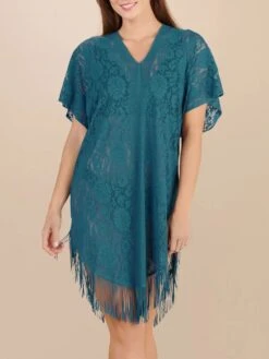 Spitze Strandtunika JESSE 20 Einfarbig Von Pain De Sucre -Pink Zebra strandtunika spitze jesse persan pain de sucre 2