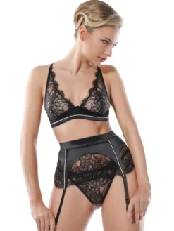 Triangel BH VALSE CRYSTAL Aus Spitze Von Prelude Milano -Pink Zebra strapsg rtel triangelbh yj324 ys324 schwarz valse prelude milano 2