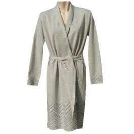 Hausmantel Mittellang VALTENA Strick Mit Wolle Von Paolucci 3 Hausmantel Mittellang VALTENA Strick Mit Wolle Von Paolucci