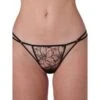 String Tanga ASHLEY Schwarz Von Ritratti -Pink Zebra string schwarz 73978 ashley ritratti 2