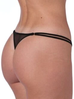 String Tanga ASHLEY Schwarz Von Ritratti -Pink Zebra string schwarz 73978 ashley ritratti 3