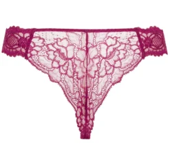 String SUBLIME EN DENTELLE Von Lise Charmel -Pink Zebra string spitze ach0013 fuchsia sublime en dentelle lise charmel 1 1