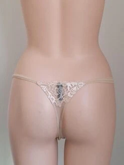String Tanga DOUCE DENTELLE Fein Von Ambra -Pink Zebra string tanga haut 1805 douce dentelle ambra 2