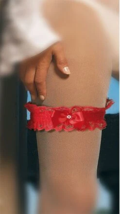 Titelseite -Pink Zebra strumpfband spitze rot trasparenze 1