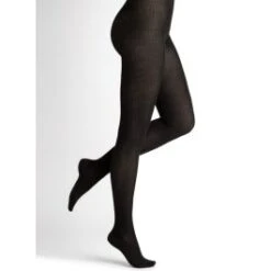 Strumpfhose Gerippt Mit Kaschmir Von Bleuforêt