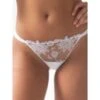 Mikrofasertüll String Tanga BOUQUET DE FLEURS Von Ambra -Pink Zebra tanga 1604 weiss ambra 3 1