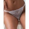 String Tanga DOUCE DENTELLE Aus Tüll Und Spitze Von Ambra -Pink Zebra tanga 1805 weiss douce dentelle ambra 6 1 1