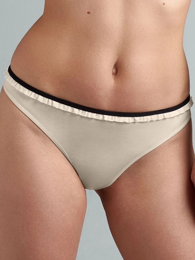 String 4 Cm SPACE ODYSSEY STYLE Ivory Black Von Marlies Dekkers 5 String 4 Cm SPACE ODYSSEY STYLE Ivory Black Von Marlies Dekkers – Bild 3