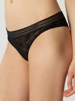 Tüllspitze String MISS LEJABY Uni Von Maison Lejaby -Pink Zebra tanga schwarz 16462 miss lejaby maison lejaby 1 1 1