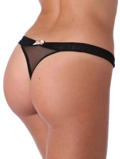String Tanga NICOLE In Schwarz Von Ritratti -Pink Zebra tanga schwarz 73570 nicole ritratti 2