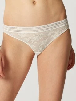 Tüllspitze String MISS LEJABY Uni Von Maison Lejaby -Pink Zebra tanga wei 16462 miss lejaby maison lejaby 1 1