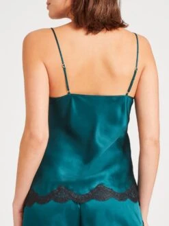Seide Top TOI MON AMOUR Klassische Farben Von Aubade -Pink Zebra top gr n spitze seide toi mon amour qs38 emeraude aubade 2 1 2