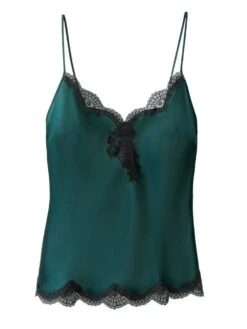 Seide Top TOI MON AMOUR Klassische Farben Von Aubade -Pink Zebra top gr n spitze seide toi mon amour qs38 emeraude aubade 1 2