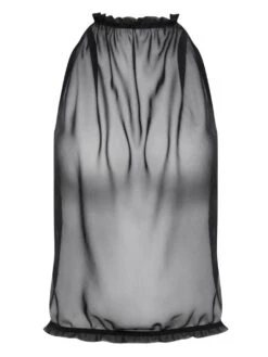 Top OLIVIA MOUSSELINE Von Cadolle -Pink Zebra top olivia mousseline noire 3316d schwarz cadolle 2 1