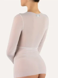 Blusen Top OTTAVIA Microtüll Von Cotton Club Rubino -Pink Zebra top ottavia weiss cotton club rubino