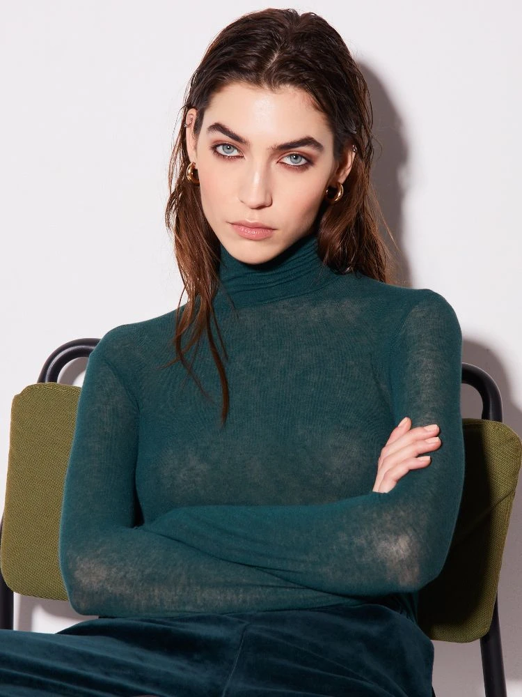 Rollkragenshirt VISCOSEMIX Von Chiara Fiorini Mit Kaschmir 9 Rollkragenshirt VISCOSEMIX Von Chiara Fiorini Mit Kaschmir – Bild 7