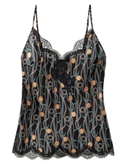 Seide Top TOI MON AMOUR Von Aubade -Pink Zebra top schwarz gold seide toi mon amour qs38 1 tresor aubade