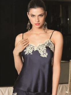 Top SPLENDEUR SOIE Mit Seide Von Lise Charmel -Pink Zebra top seide alc4280 marineblaue 5197 splendeur soie lise charmel 4