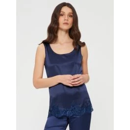 Seidentop Camisole SETA No. 11 Mit Spitze Glatt Von Chiara Fiorini 3 Seidentop Camisole SETA No. 11 Mit Spitze Glatt Von Chiara Fiorini