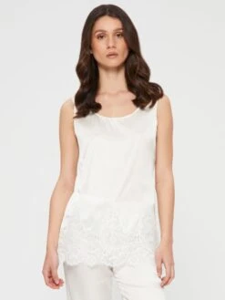 Seidentop Camisole SETA No. 11 Mit Spitze Uni Von Chiara Fiorini 15 Seidentop Camisole SETA No. 11 Mit Spitze Uni Von Chiara Fiorini -Pink Zebra top seide elfenbein weiss gc189 chiara fiorini 3 1