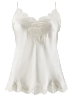 Seide Top TOI MON AMOUR Satin Von Aubade -Pink Zebra top seide perlmut ms38 soie d amour aubade 2 1 1 1