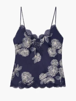 Seide Top TOI MON AMOUR Von Aubade -Pink Zebra top toi mon amour qs38 nachtblau aubade