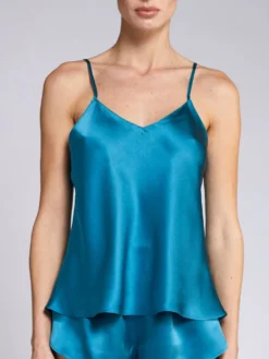 Seidentop CARLA 100% Seide Von Vivis -Pink Zebra top v0001 carla blau vivis 3 2