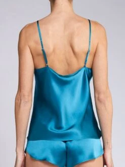 Seidentop CARLA 100% Seide Uni Von Vivis -Pink Zebra top v0001 carla blau vivis 4 2 1