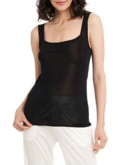 Trägertop Aus 100% Wirkseide PURE Beige Oder Weiss Von Gattina -Pink Zebra traegertop wirkseide 387086 schwarz gattina 8 1