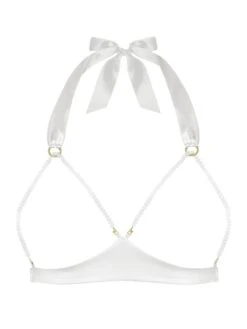 Sexy Triangel-BH GEISHA SG Mit Schmuck-Kristallen Von Cadolle -Pink Zebra triangel bh geisha weiss cadolle 1