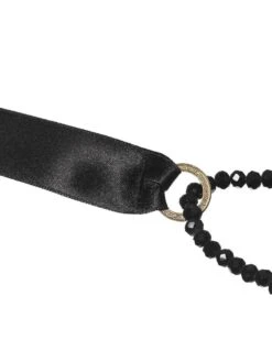 Offener Triangel-BH GEISHA SG Mit Schmuck-Kristallen Von Cadolle -Pink Zebra triangle geisha perles noir 4500ab cadolle 5 1